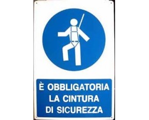 OBLIGATION SAFETY BELTS SIGN